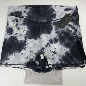 Balance Athletica Women’s The Cloud Short Logo Avalanche Tie Dye Size XXXXL New
